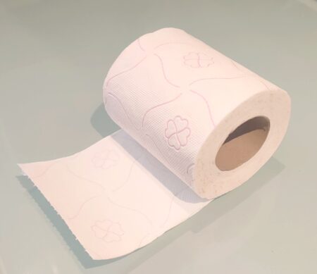 de vier velletjes wc-papier