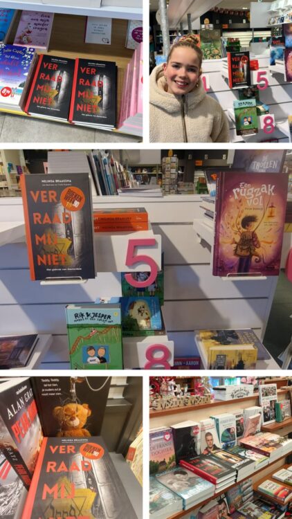 Verraad mij niet in de boekhandel