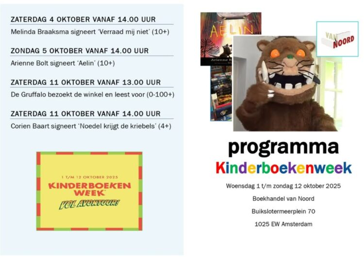 Melinda Braaksma signeert bij Boekhandel van Noord