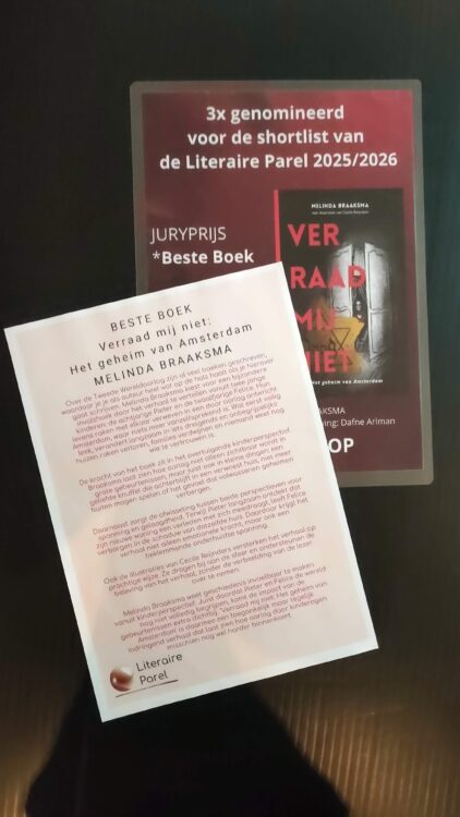 Juryrapport Literaire Parel Verraad Mij Niet